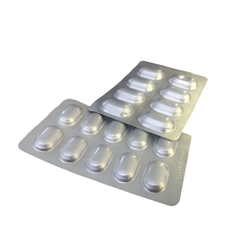 Custom Pharmaceutical Cold Forming Alu Alu Foil Sealing Aluminum Foil Pharmaceutical Packaging Roll Printed PVC Blister