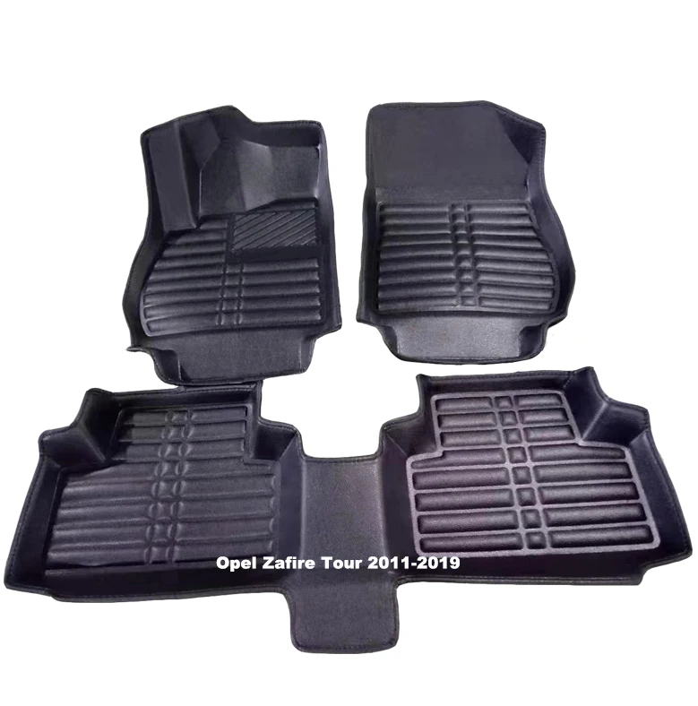 Waterproof Leather Foot Mat Car For Opel Zafira