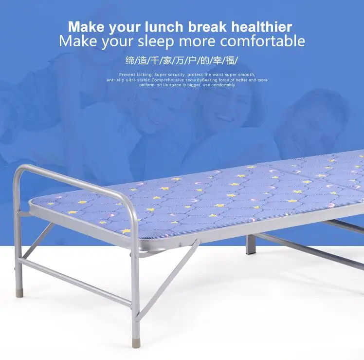 Source Factory Wholesale Two-Fold Space-saving Portable Foldaway Plank Invisible Bed for Hotel Hospital office school dormitory