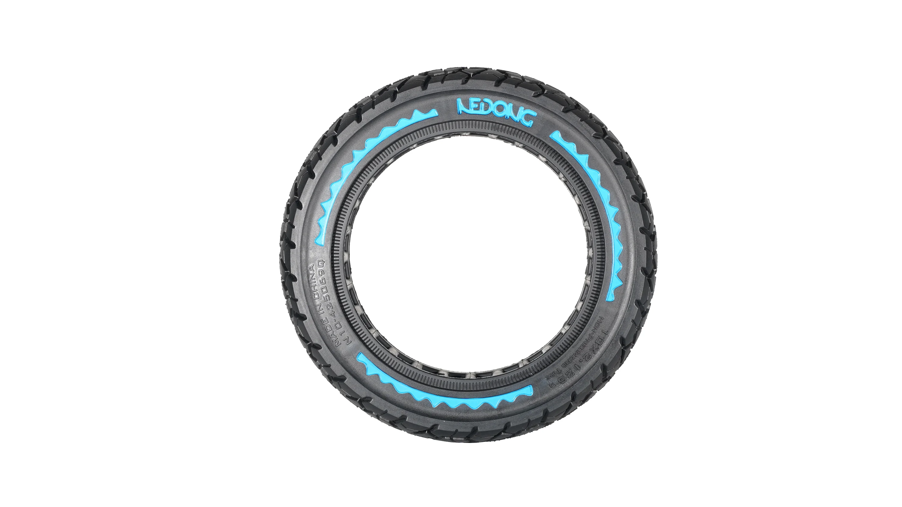 10x2.125 E-scooter Tires Anti Flat Off-road Solid Tire M365 Scooter Parts Accessories Scooter 10 Inch Offroad Tires