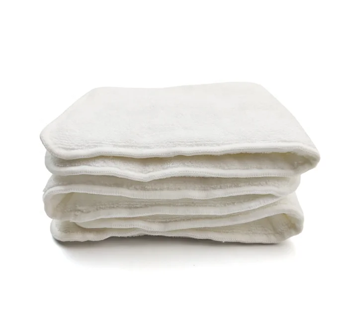 320gsm Washable Diapers Inserts fabric White Towel Fabric to Africa