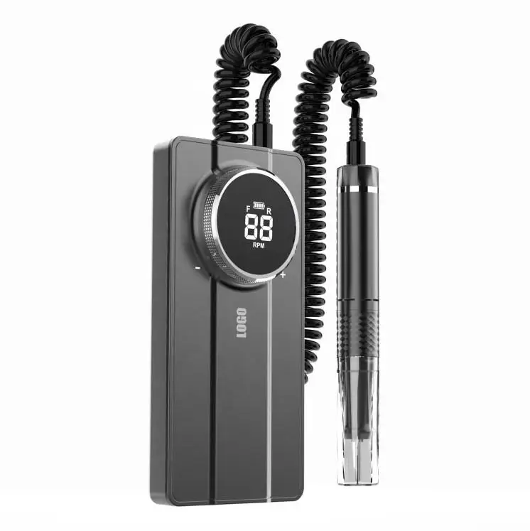 Top Quality 40000 Rpm Rechargeable Electric Pedicure Manicure Nail File Polishing Pen Nail Drill With 6 Drill Bits