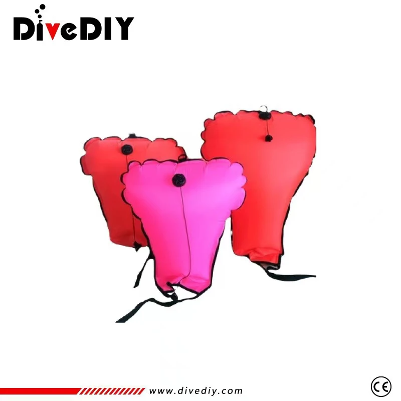 75lbs 150lbs Open Water  Diving lift bag with high Capacity with dump valve inflatable bag