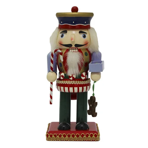 Modern pop art nutcracker soldier craft window display prop life size anime statue home decor figure fiberglass sculpture