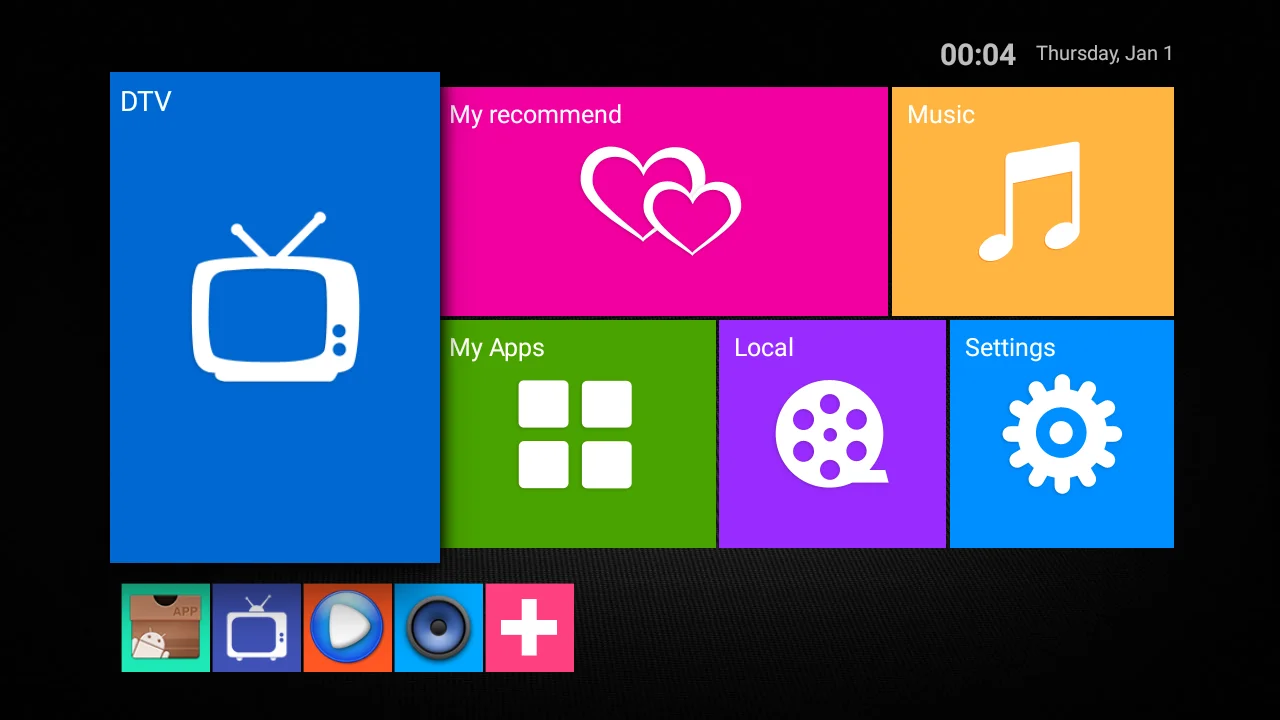 DVB S2 smart android tv box  receiver 4K Android ott satellite tv Amlogic S905W Android 7.1/10.0 TV Box