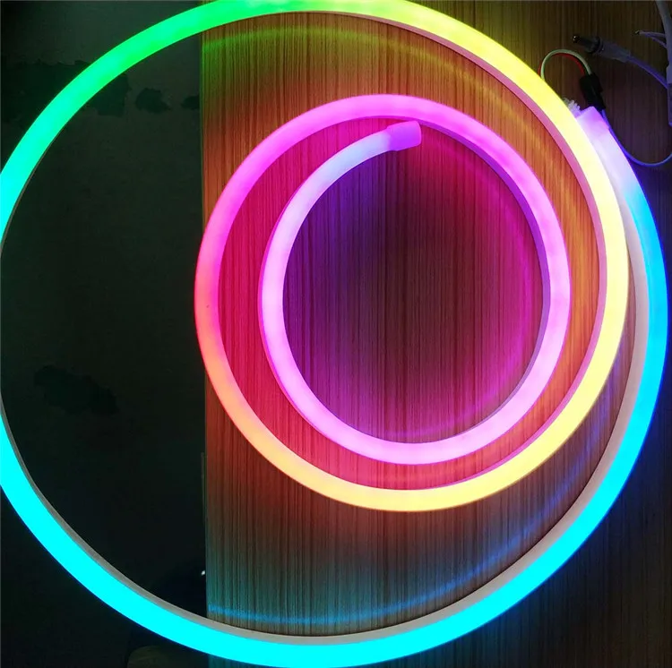 12v 24v Waterproof LED Flexible Neon Strip Light RGB With Controller
