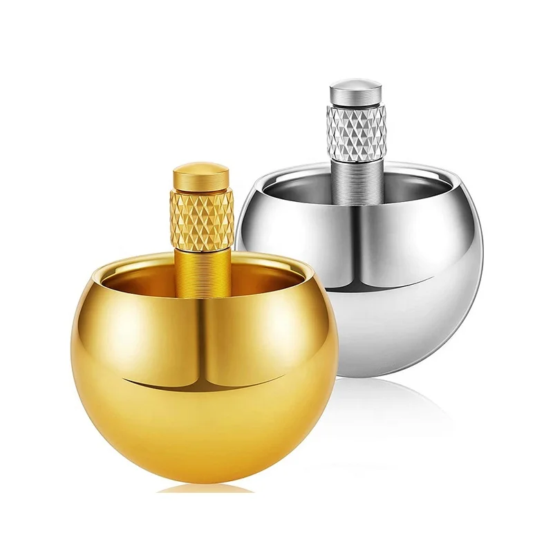 Adult Gyroscope Spinner Toy Metal Perpetual Motion Flip Upside Down Tippy Tops Magnetic Desktop Spinning Top