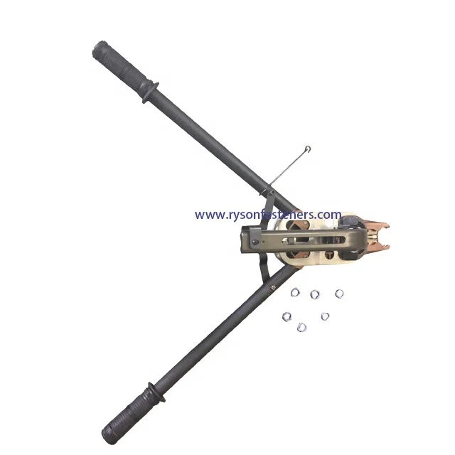 Professional Gabion C-Hog Ringer Pliers C45 Gun CL-50 Manual C Hog Ring Hand Pliers Works on Wire Mesh