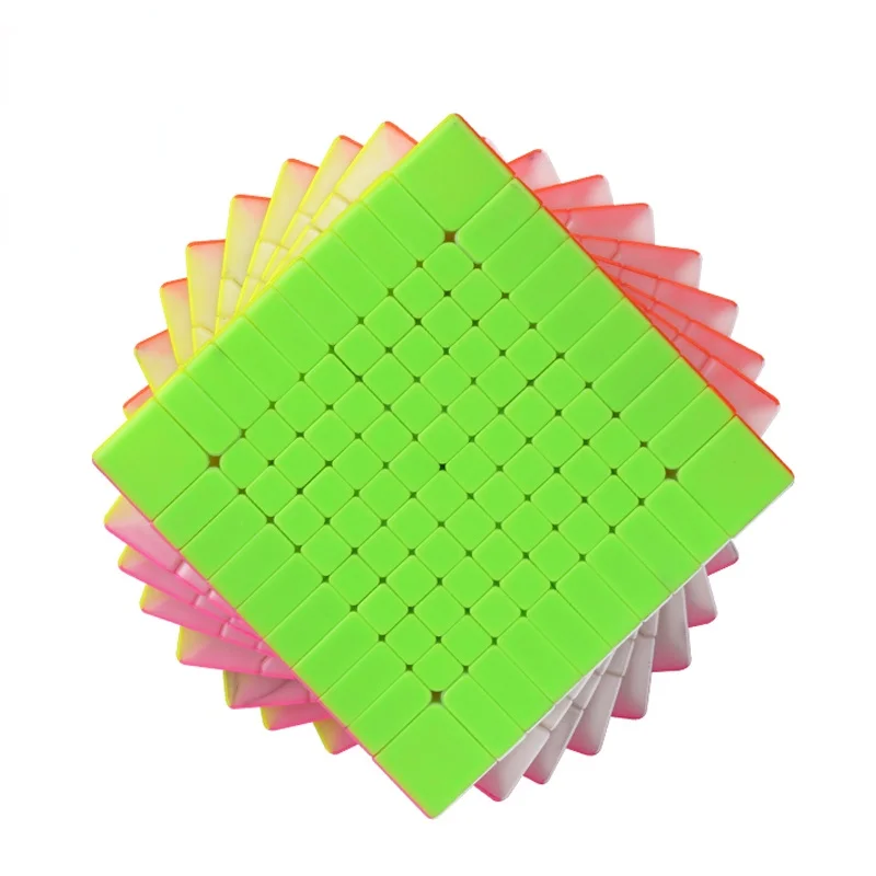 magic puzzle cube HuangLong professional smooth puzzle large plastic 10x10x10 yuxin cube for kids