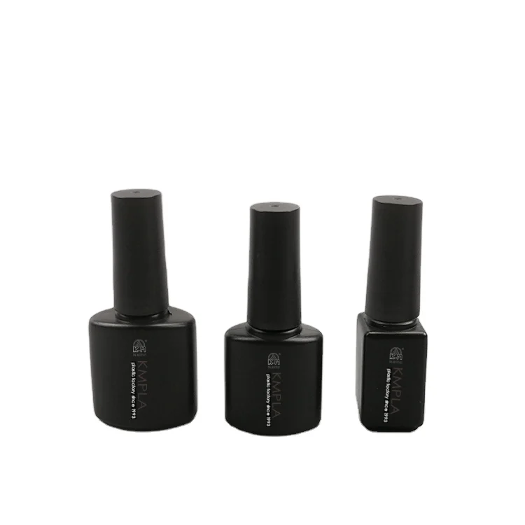 7ml 10ml 12ml gel empty nail polish bottles with brush from plastic factory for bottle jar