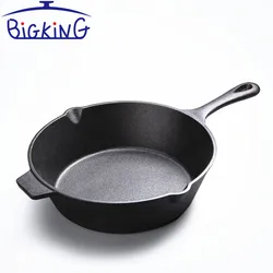 Pre-Seasoned Cast Iron Skillet Frying Pans Oven Safe Cookware for Indoor & Outdoor Use - Grill, StoveTop,  OEM
