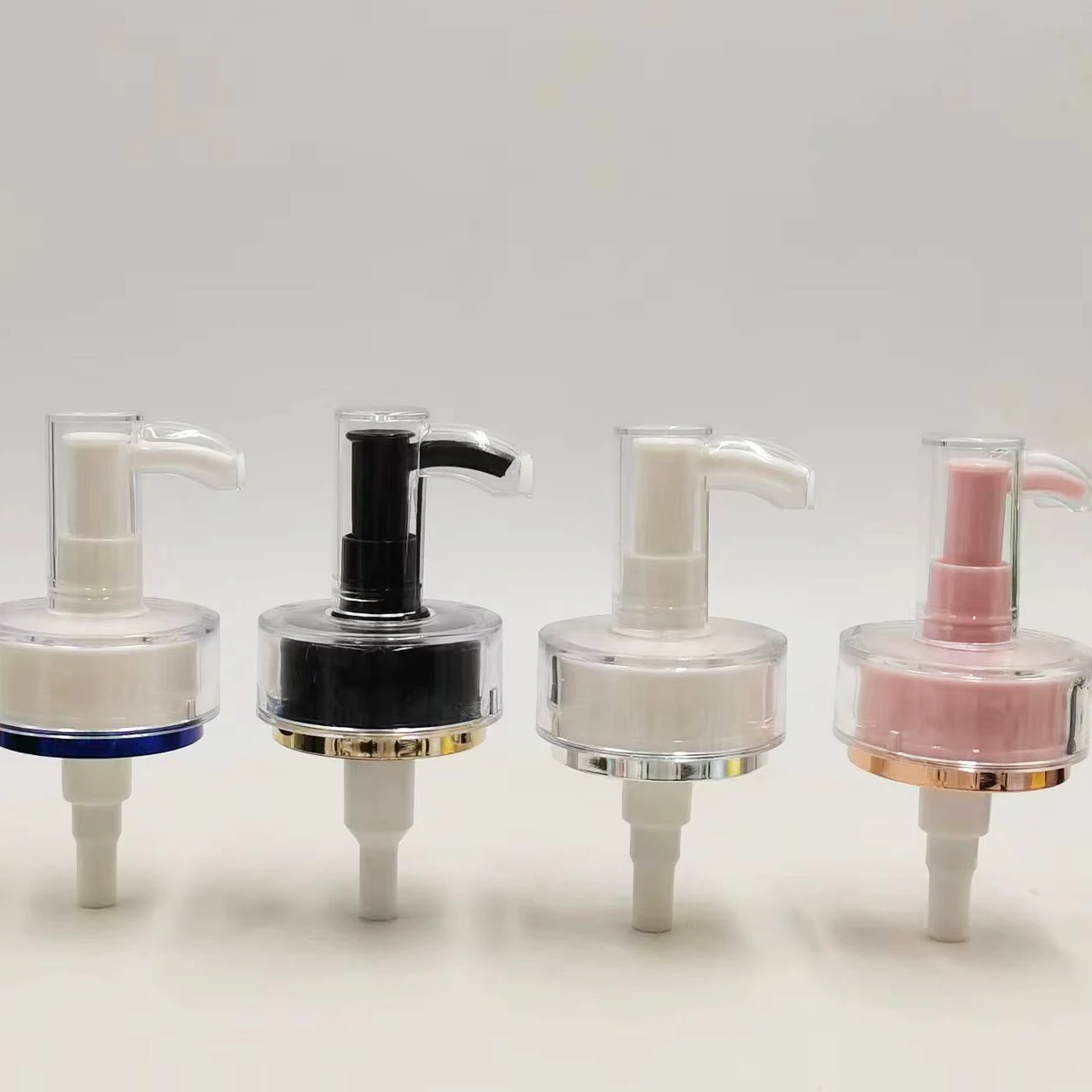 Longan Factory China Free Sample Metal 24 410 500 Ml Airless Black Lotion Dispenser Bottle Pump Container For Spray Bottle