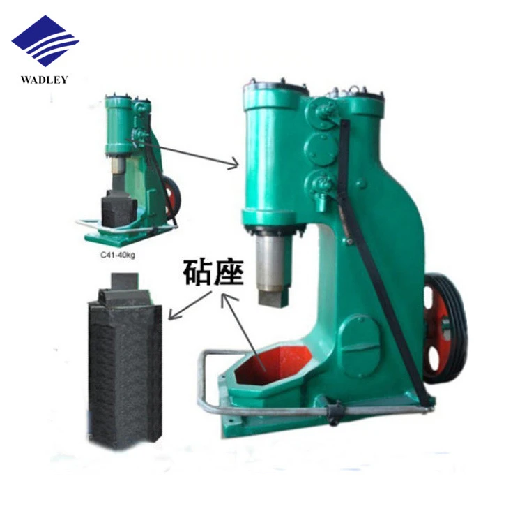 25kg/40kg/55kg/65kg/75kg metal iron forge punching air pneumatic hammer machine/blacksmith hammer