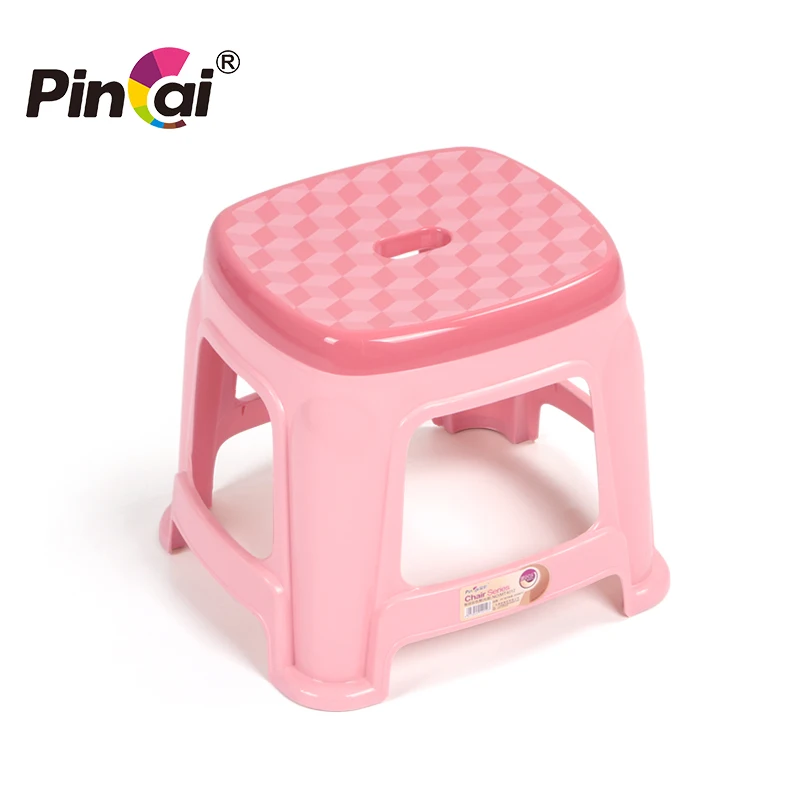 Stool Living Room Furniture Competitive Price Multi-specification Durable Strong Square Stackable Colorful Plastic Modern Carton