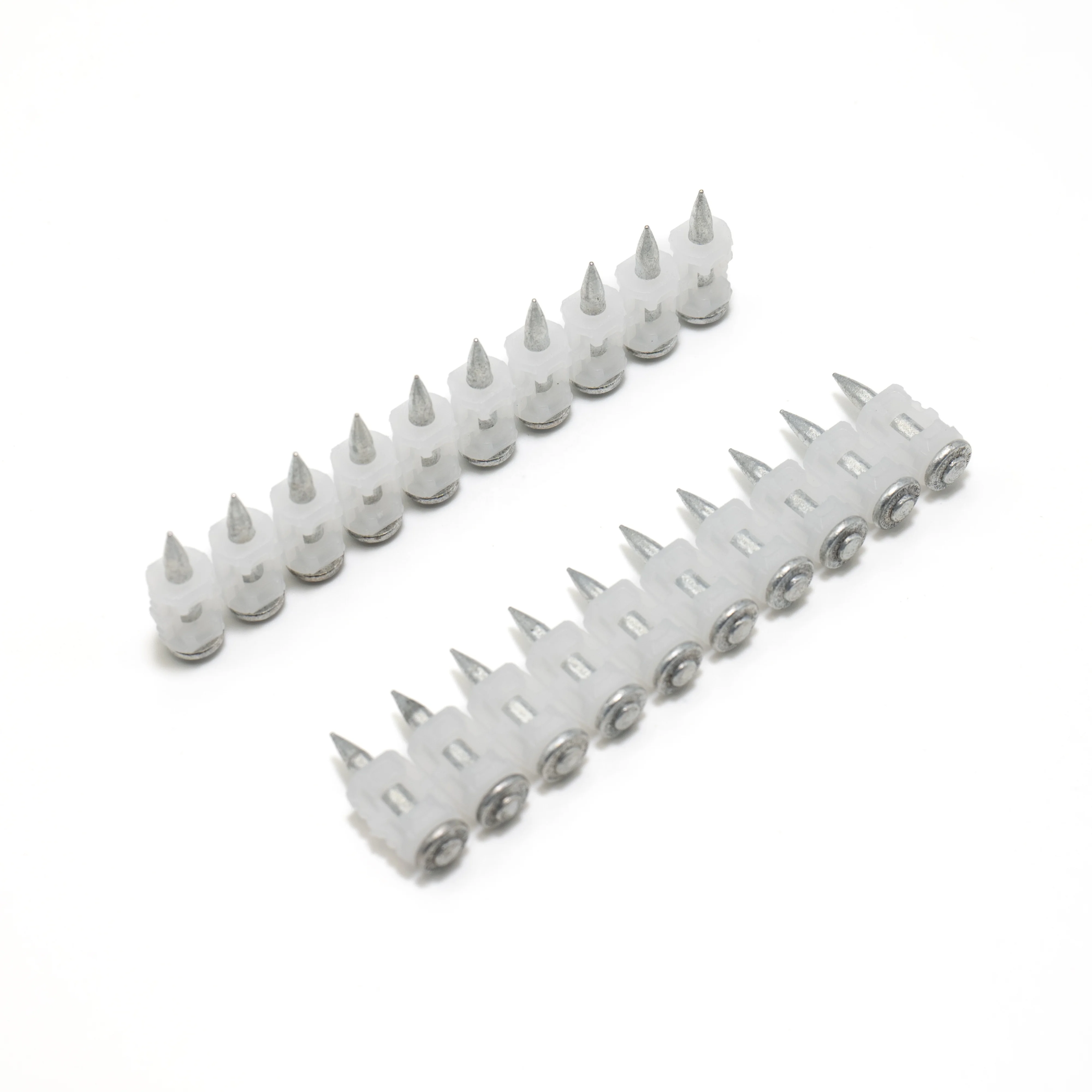 Professional Manufacturer 19mm shooting nails for hilti concrete gun GX120 Concrete Galvanized Gas Nails with plastic strip