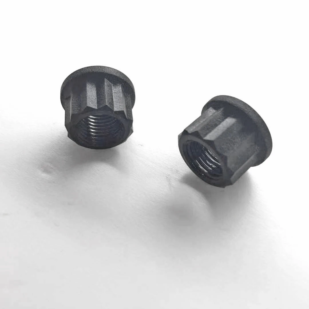 
High quality m8 titanium 12 point flange nuts 