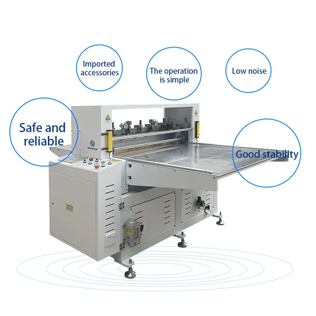 Automatic self-adhesive jump-cutting compound machine foam rubber belt jump-cutting machine