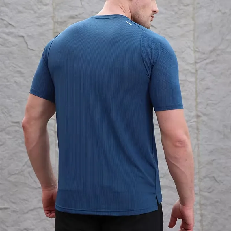 Running fitness soccer tshirts custom logo workout wear mens quick dry cotton cycling jersey t shirts training athletic wear men