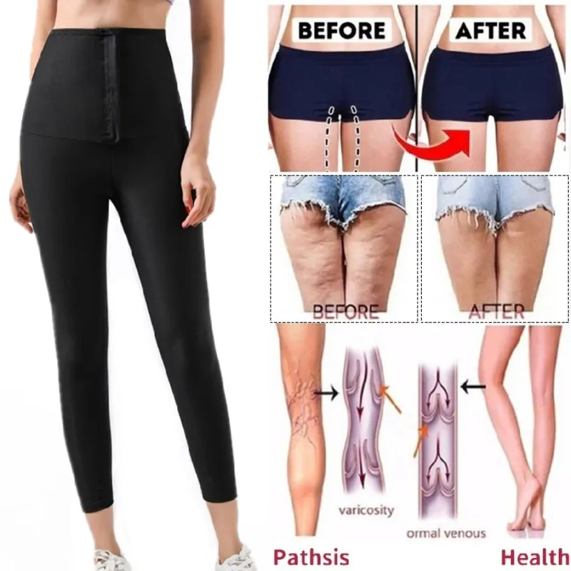 
Breathable Hooks Waist Trainer Corset High Waist Yoga Pants Gym Leggings With Waist Cincher 