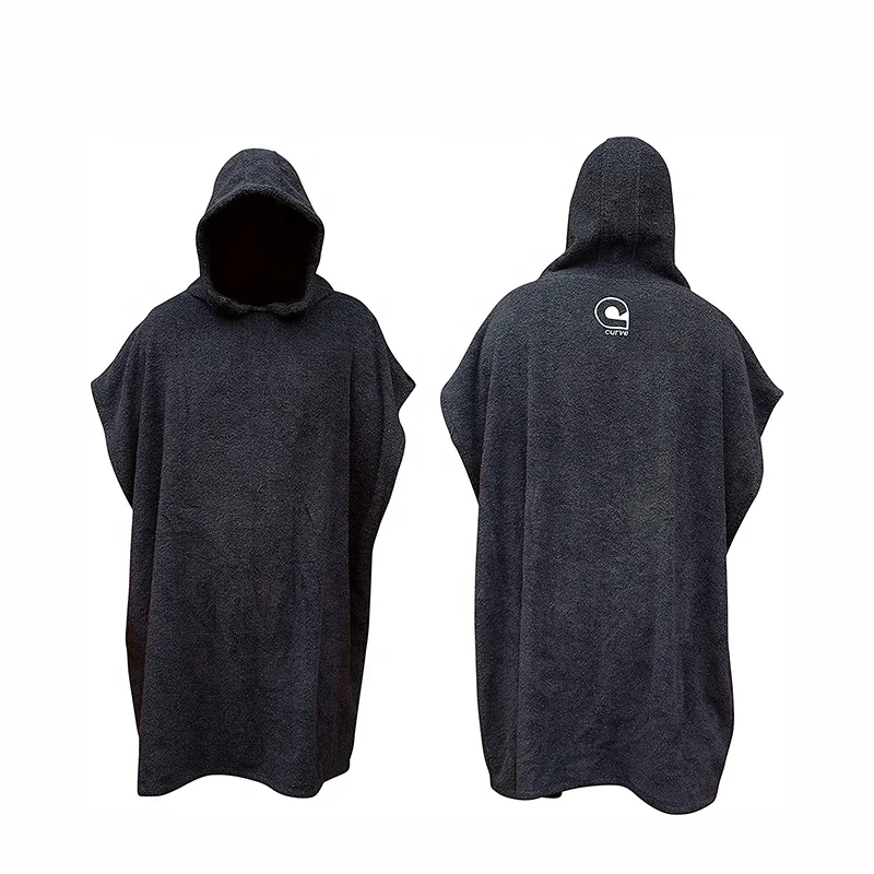 Wholesale Beach Towel Surf Changing Robe Hooded Poncho Towel for Beach,Swimming,Surfing