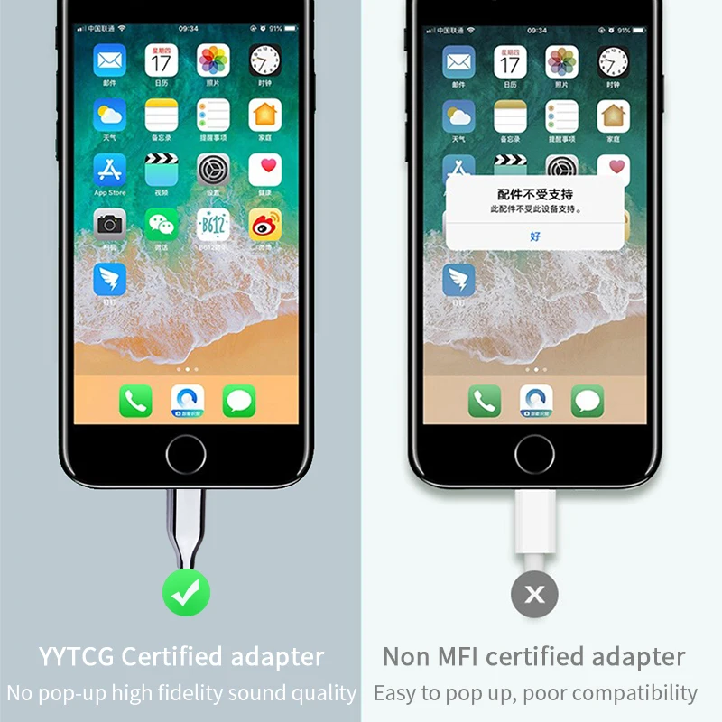 Professional  USB Type C to 3.5 jack Earphone USB C Adapter USB C to 3.5 Aux Cable for iPhone Mobile Phone Tablet Headset