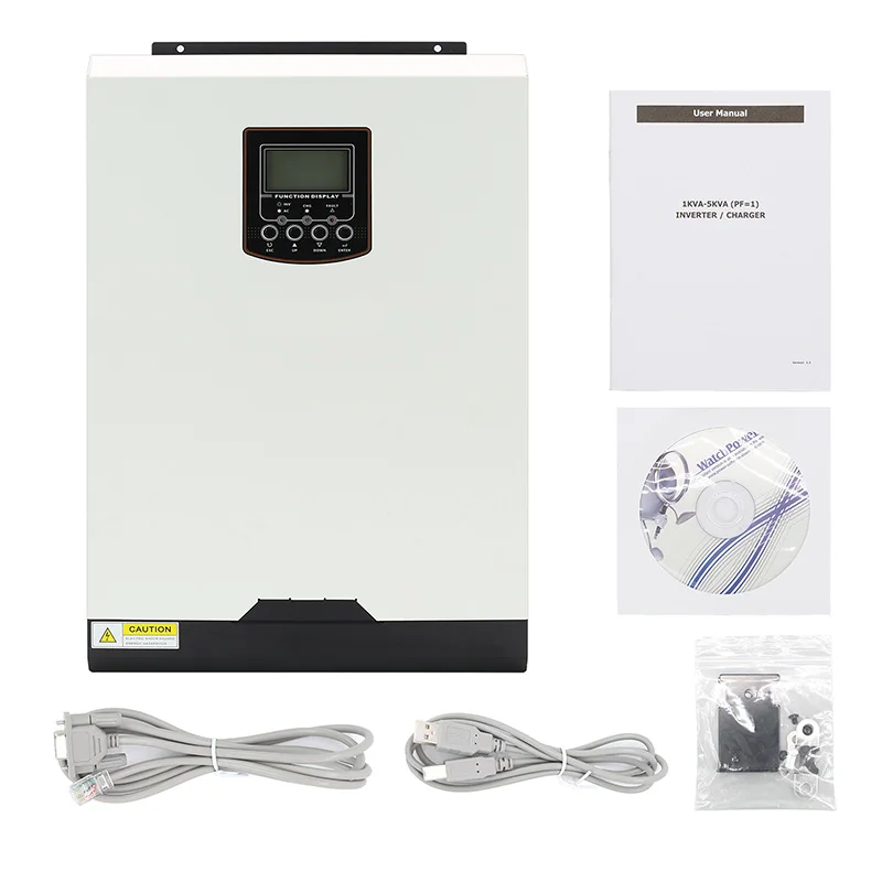 1KW 3KW 5KW 24V 48V Charging Inverters & Converters UPS All In One Off Grid Solar Inverter