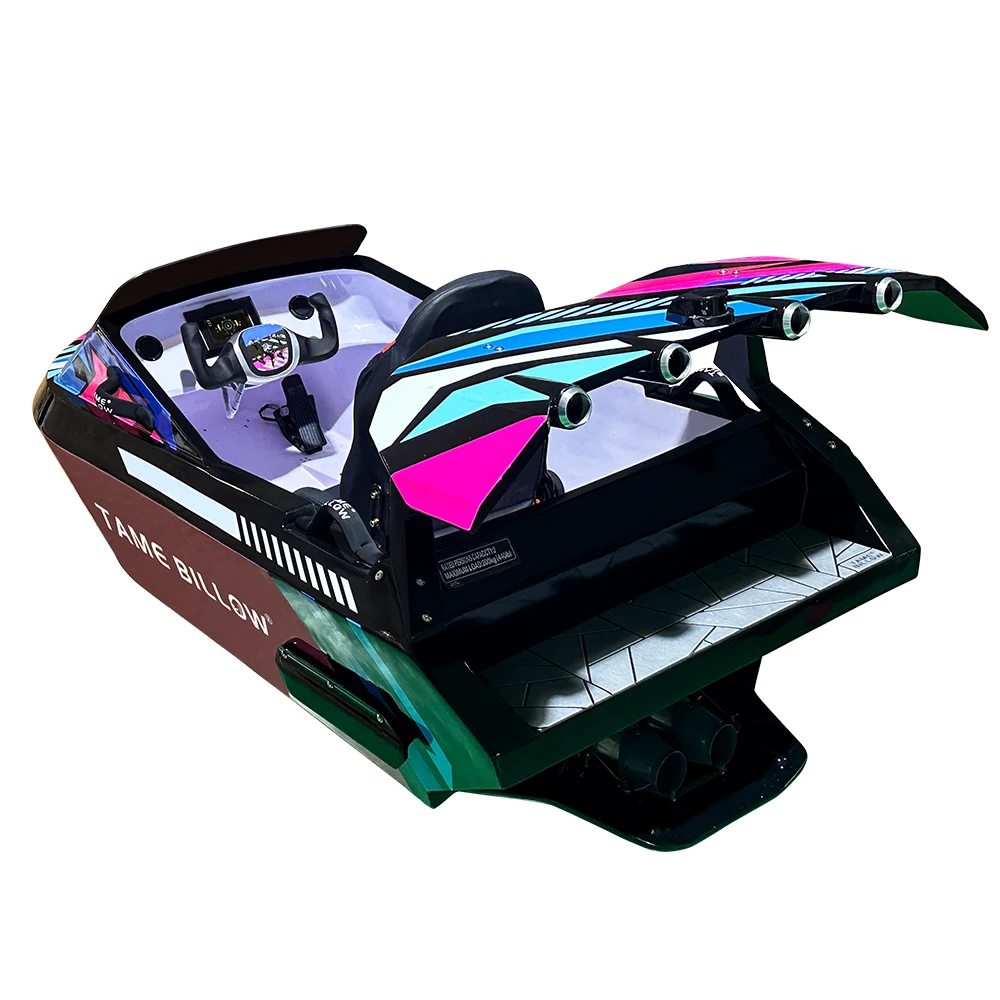 Tame Billow 120Ah Battery Electric Surfing Aqua Karts Mini Boat Functional Karting Boats For Sale