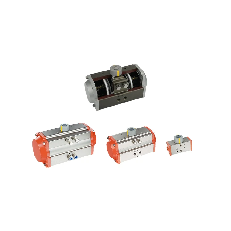 Aluminum Double Acting Return Rotary Pneumatic Actuator Cylinder