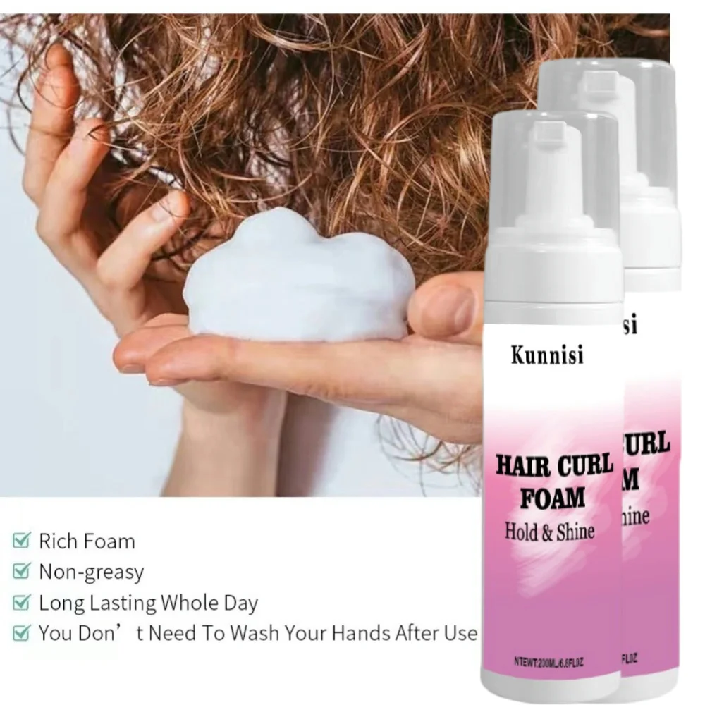 Mousse durable strong hair grip mouse foam private label customized fragrance modeling curly wig knitting Mousse