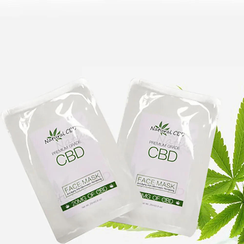 Китайский завод в наличии глубоко увлажняющая маска для удаления акне cbd 2021 лица