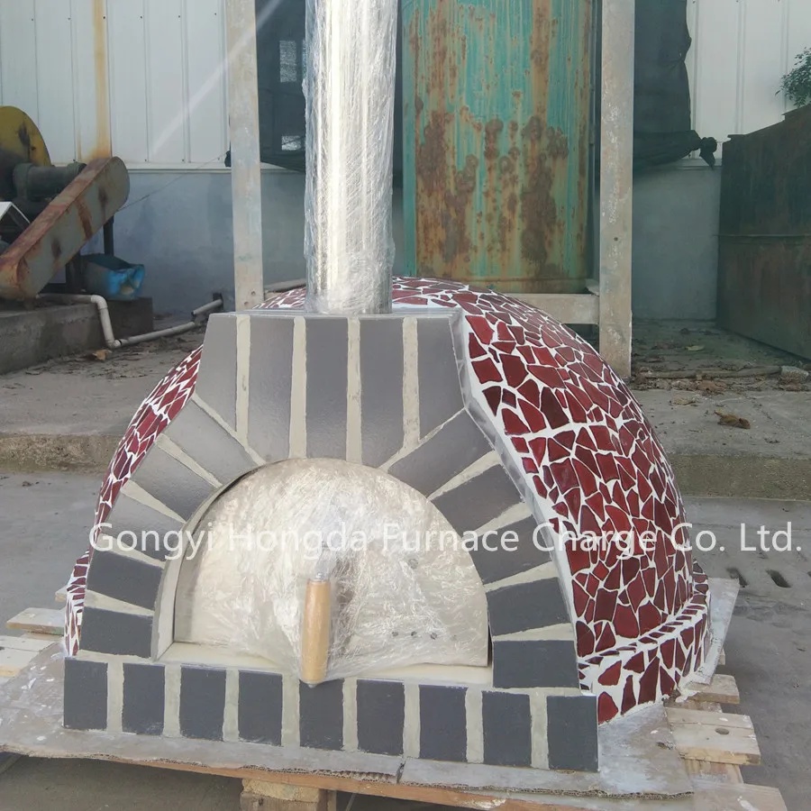 Garden Kitchen Big Round Oven Pizzas Bread 500 Degree Outdoor Woodfire Wood Fired Pizza Oven