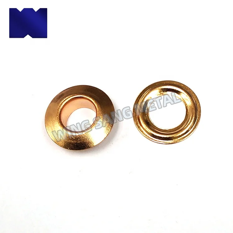 4mm~40mm Round Shape Metal Brass Copper Eyelets Grommets Good Price 2mm 3mm 4mm 5mm 6mm 8mm Small eyelets grommets