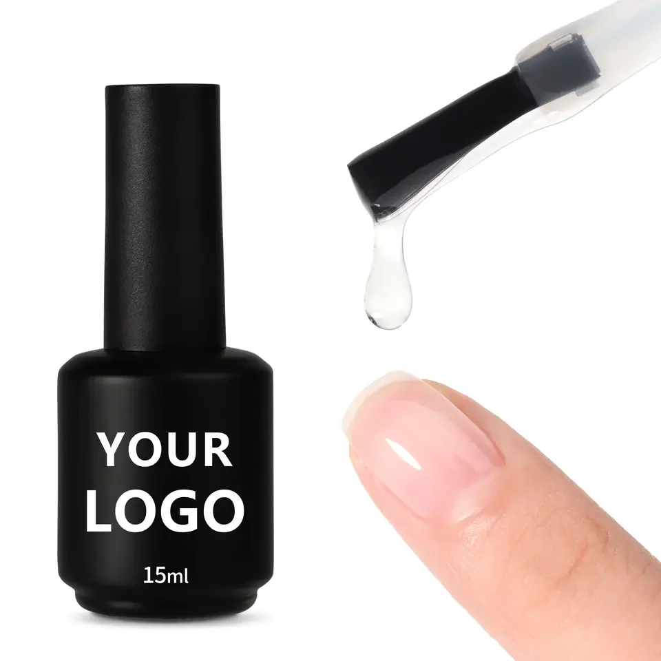 Kinnco private label OEM 30ml 50ml 60ml 100 ml 250ml Diamond high gloss shining nail gel no wipe glossy top coat