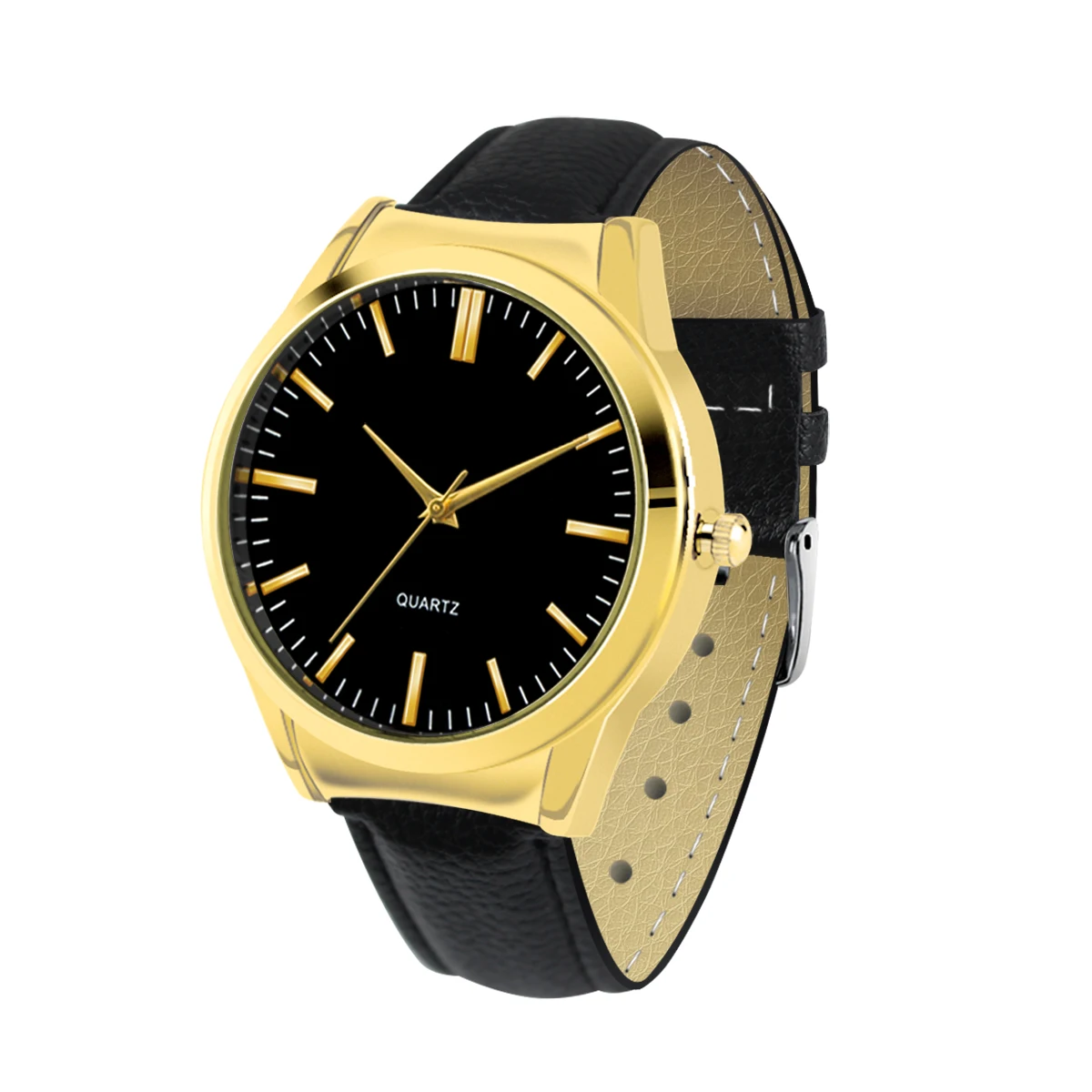 Custom Wholesale Casual Gold Design Fashionable Luxury Alloy Quartz Wristwatches Business Casual Quartz Watch