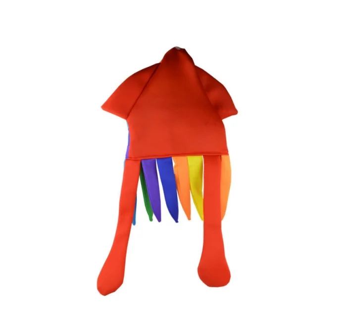 Lovely Rainbow Squid Hat Funny Cap Fancy Dress Party Costume Accessory For Party Carnival Halloween