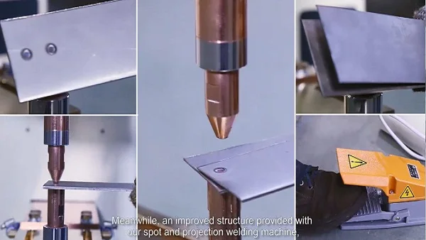 Low Price 63kva Rated Capacity 3900n Max Pressure Portable Pneumatic Type Spot Welding Machine