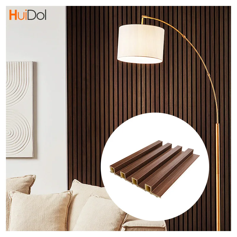 Wpc Wood Interior Decoration 3D Pattern Wall Panel Decorative Wood Replacing PVC Wall Panel