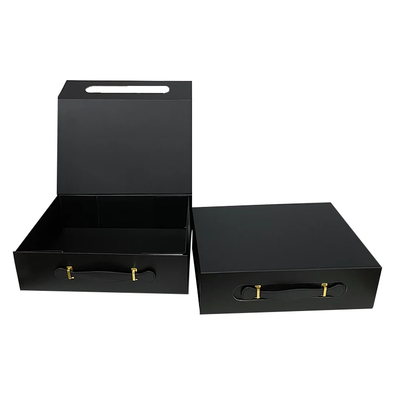 Custom Printed Handmade Luxury Gift Packaging Boxes Book Shape Hand Bag Packaging Box with Custom Logo