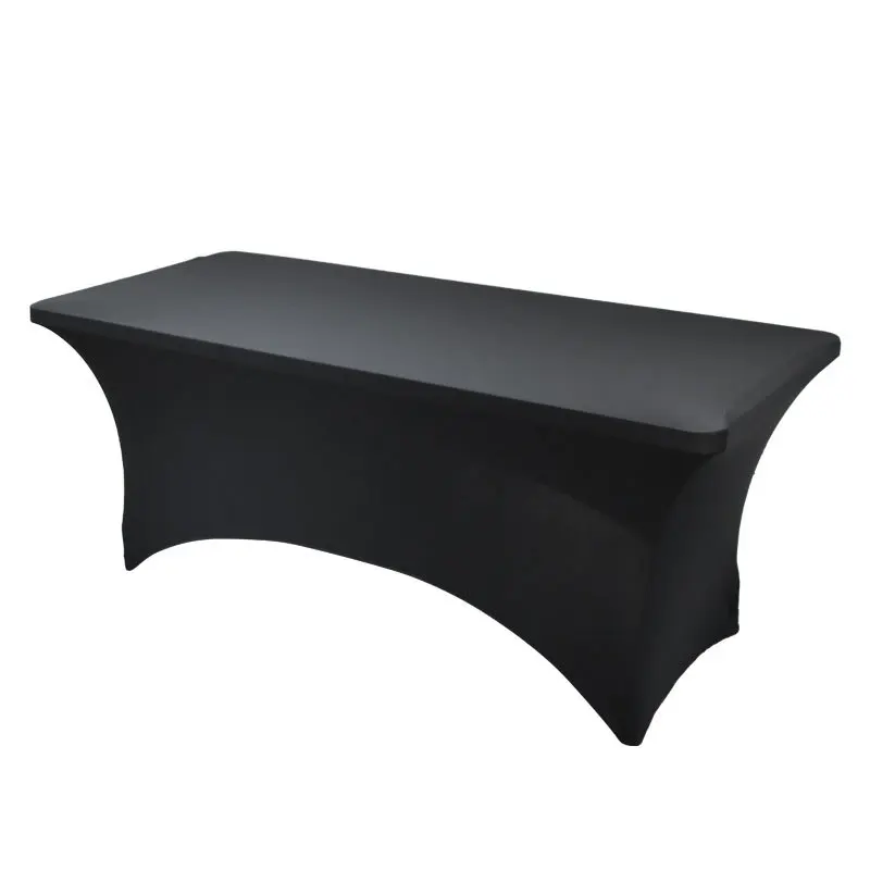Wholesale Rectangular Fitted Spandex Tablecloths Wedding Party Patio Table Covers Event