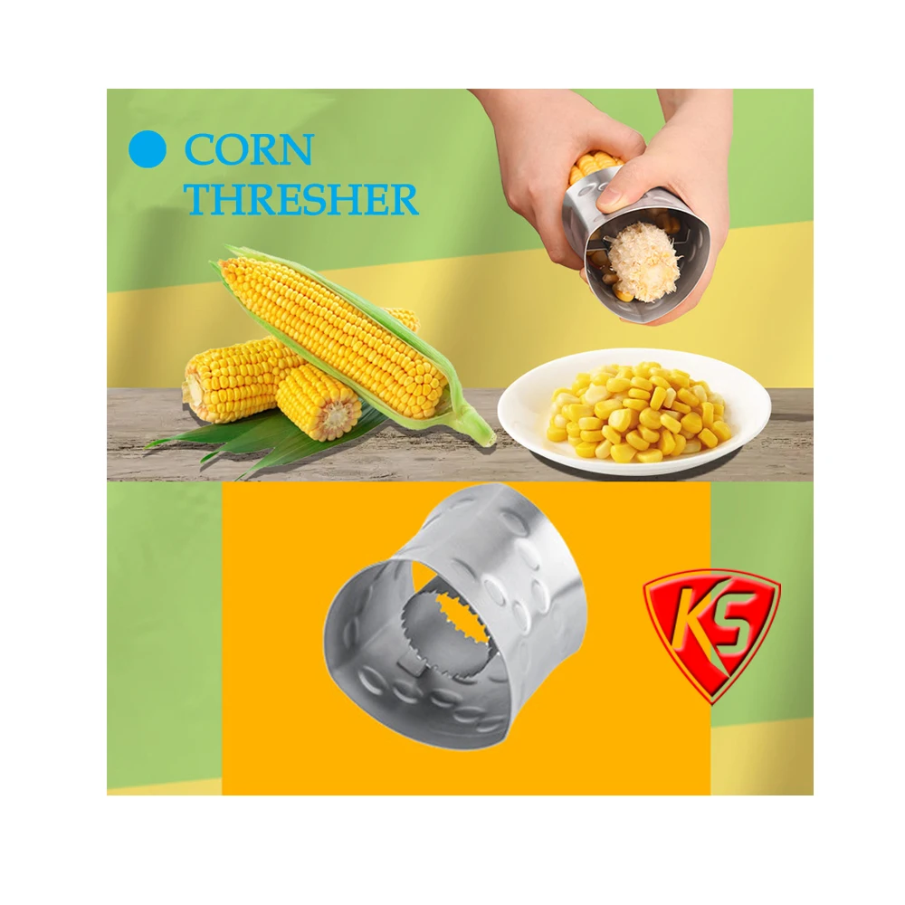 Kitchen  Quick Stainless Steel Corn Thresher Corn Remover Tool