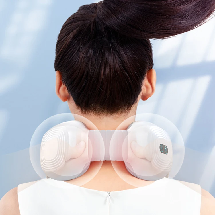 OEM New Arrival Cervical Massager Electric Heat Intelligent Neck Massager With Silicon Belt