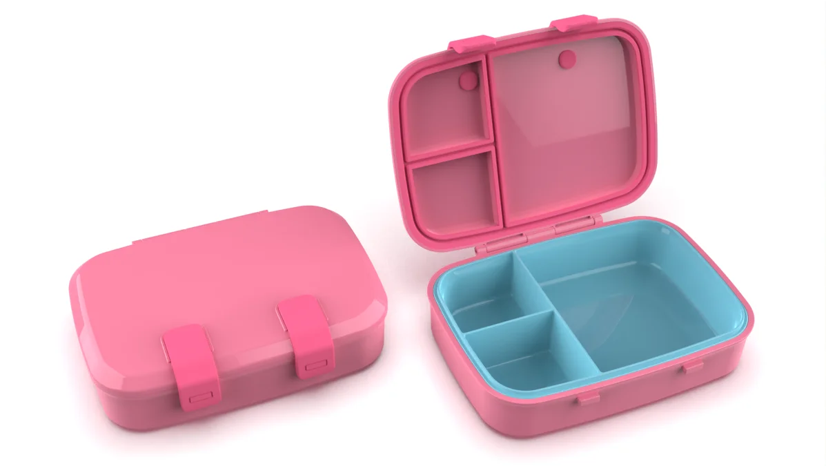 AOHEA Bento Box Containers with 3 Compartments  Lunch Box Lunch Box for Kids Designer Sealed new kid bpa free compartments