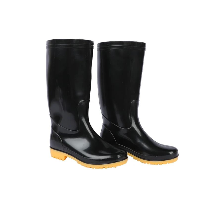 Waterproof rain boots injection molding technology is soft, lightweight, anti slip, wear-resistant, and non safety rain shoes