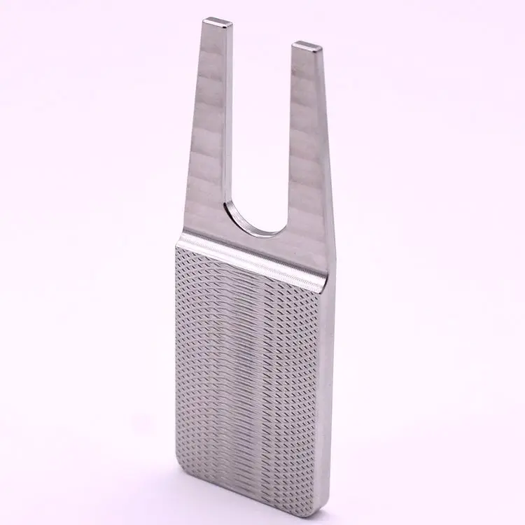 JIYAN OEM Precision CNC Milling Machining Golf Metal Divot Repair Tool with Custom Logo