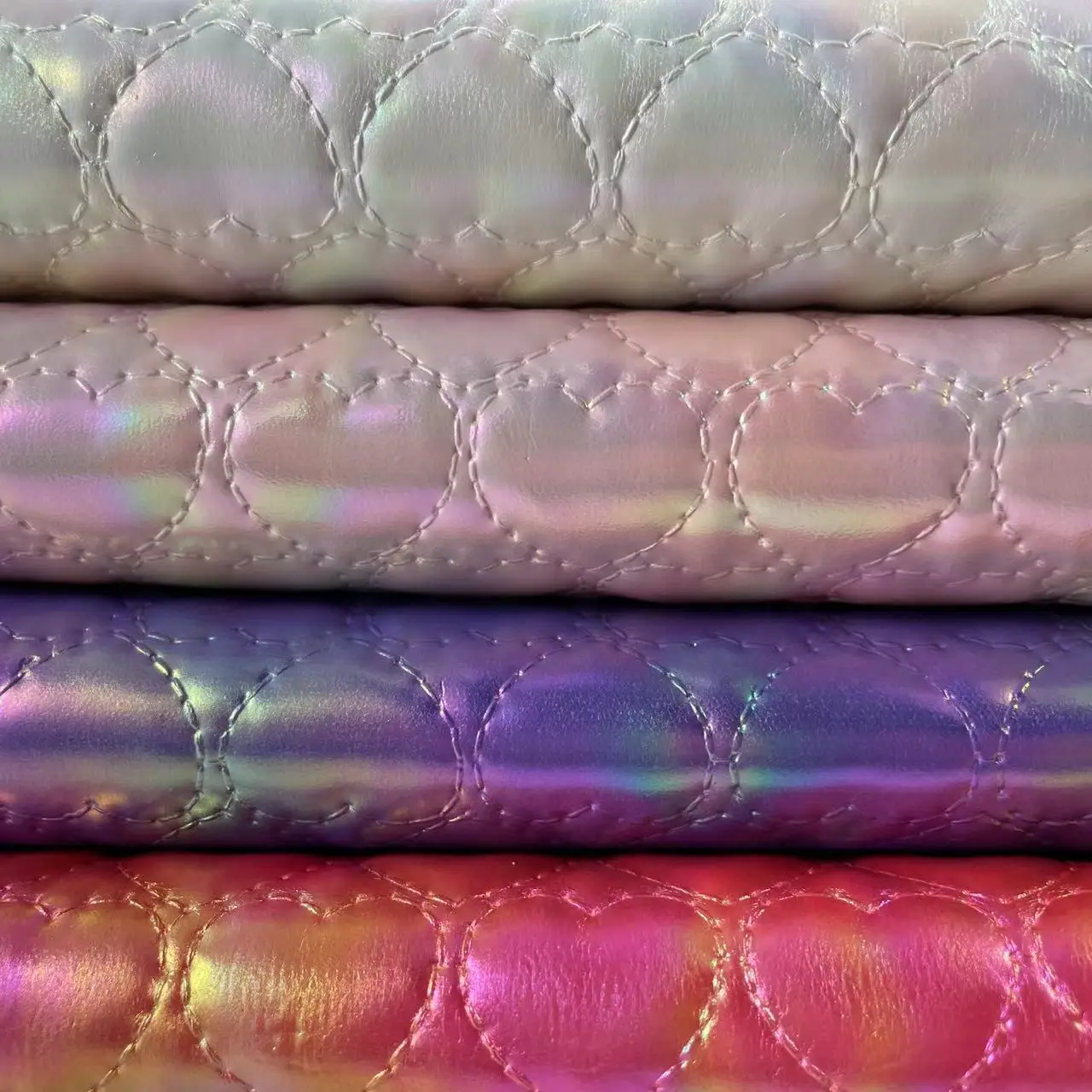 0.9MM Embossed Knitted Dimensional PU Synthetic Leather Love Heart Shape Notebook Decoration Waterproof Furniture Home Decor