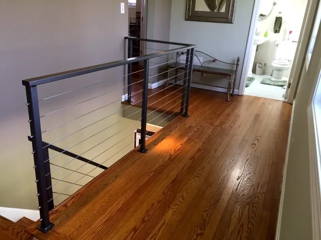 Outdoor stainless steel wire balustrade kits galvanised steel balustrade