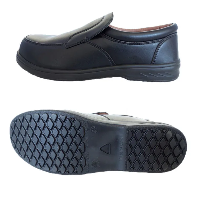 Lightweight Executive Steel Toe Leather Safety Shoes Comfortable with Fashionable Composite Toe without Lace Manager