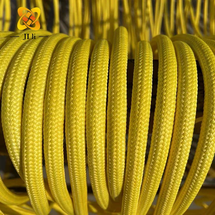 Mooring rope, ultra-high molecular weight polyethylene double-layer braided rope, ocean ship rope