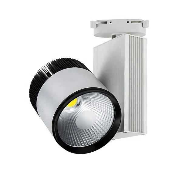 Led cob 30W track spotlights exhibition hall show room spot lightings hotel shopping mall light track lighting