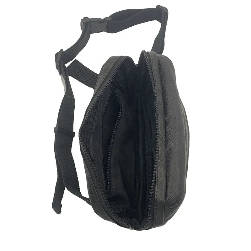 Waterproof Dupont Tyvek Sport Oblique Chest Belt Waist Butt Bag Fanny Pack With Custom Logo